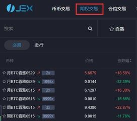 比特币期权 jex,深入解析比特币期权在JEX交易所的崛起与机遇