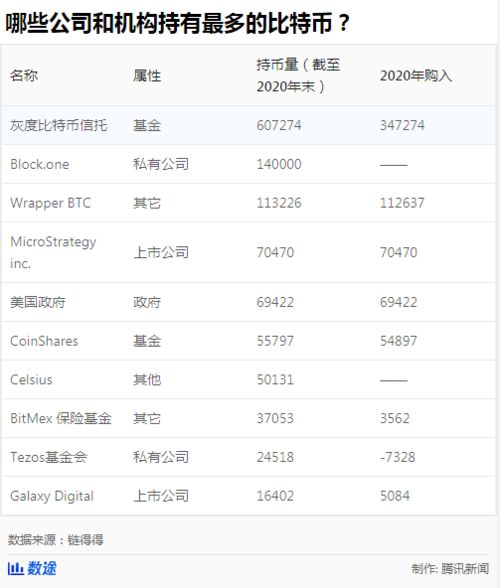 比特币余额排名前十,揭秘数字黄金的持有者