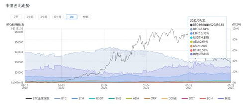 2021 加密货币市值,比特币与以太坊引领风潮
