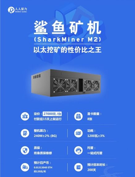 2020以太坊240M算力矿机价格,2020年以太坊240M算力矿机市场行情解析