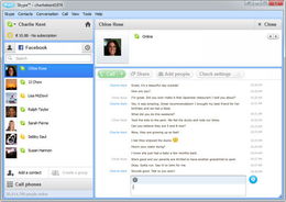 facebook和skype